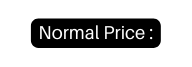 Normal Price